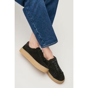 COS sneaker with hidden lace in black 6